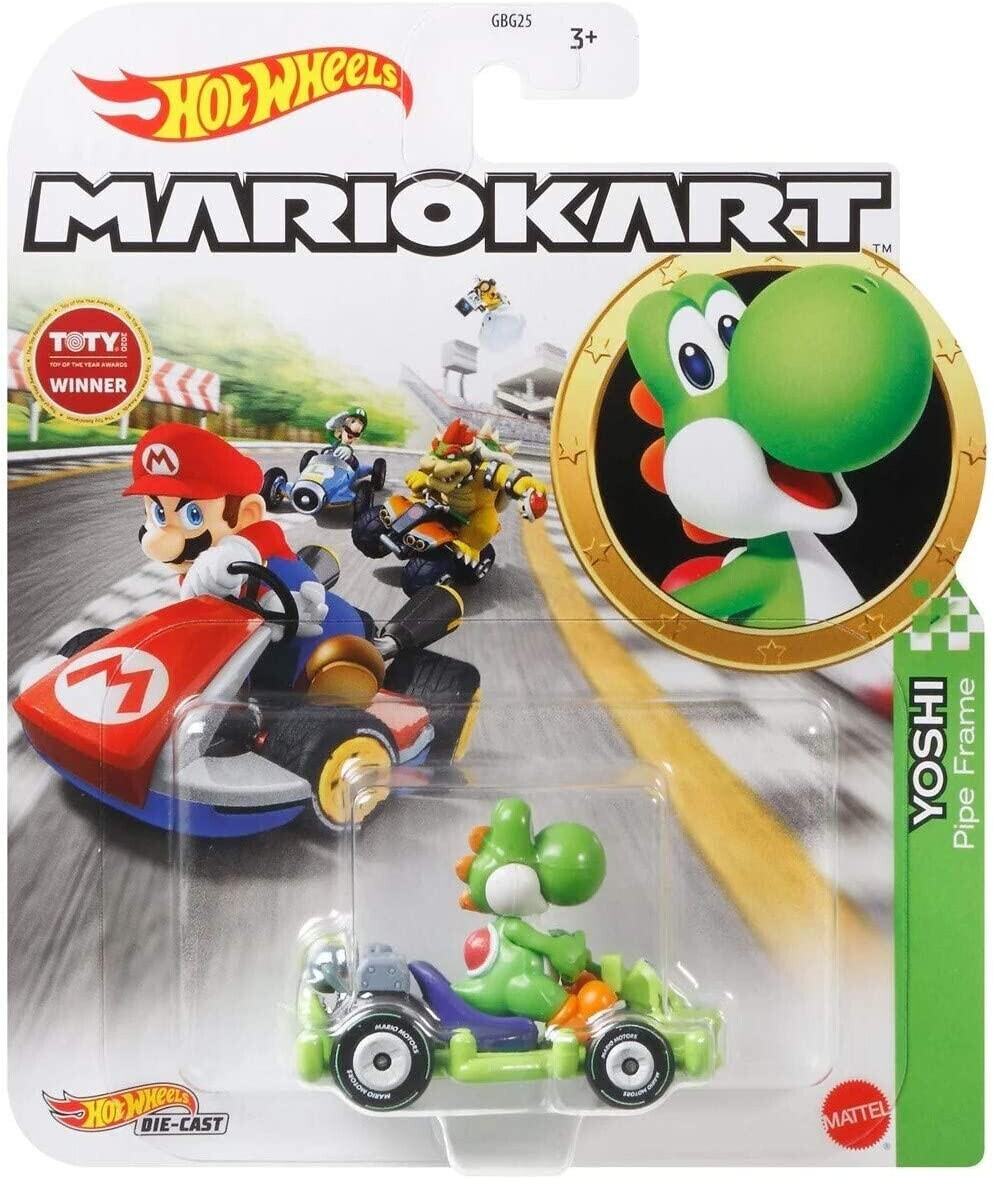 Hot Wheels Mario Kart Figure Yoshi
